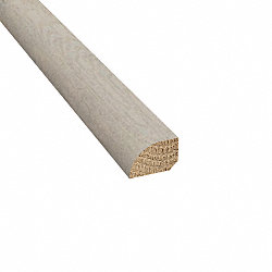 Prefinished Florence White Oak Hardwood 1/2 in thick x .75 in wide x 78 in Length Shoe Molding